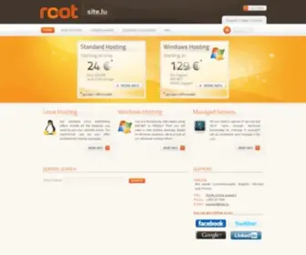 Site.lu(Hosting and Domain Names) Screenshot