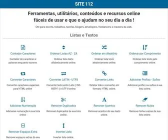 Site112.com(SiteUtilit) Screenshot