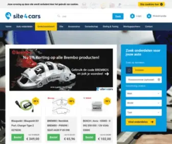 Site4Cars.nl(Auto onderdelen) Screenshot