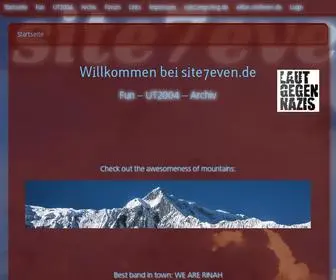 Site7Even.de(Cms) Screenshot