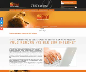 Siteal.fr(Sitéal Toulouse et Tours) Screenshot