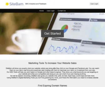 Sitebam.com(Digital Marketing Tools) Screenshot