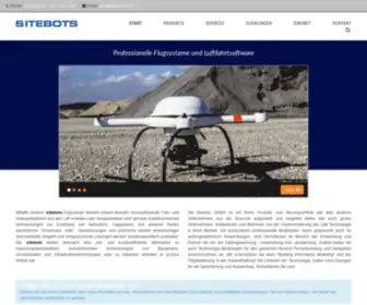 Sitebots.com(Flugroboter & Ladestationen) Screenshot