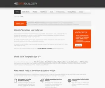 Sitebuilder.nl(WordPress CMS Website Templates) Screenshot