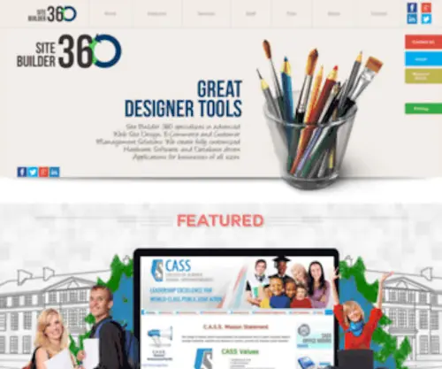 Sitebuilder360.com(Red Deer Web Design) Screenshot