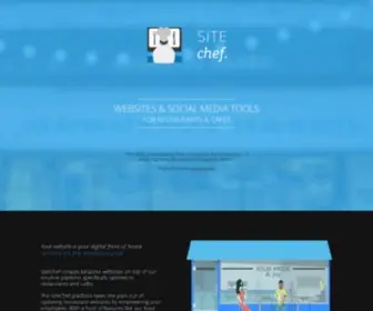 Sitechef.co.uk(Stunning, easily managed restaurant and hotel websites) Screenshot