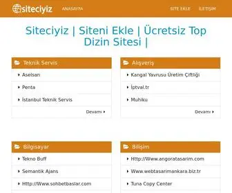 Siteciyiz.com(Web Kay) Screenshot