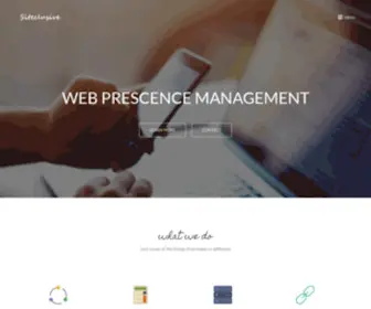 Siteclusive.com(Web Presence Management) Screenshot