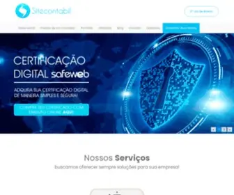 Sitecontabil.com.br(Página inicial) Screenshot