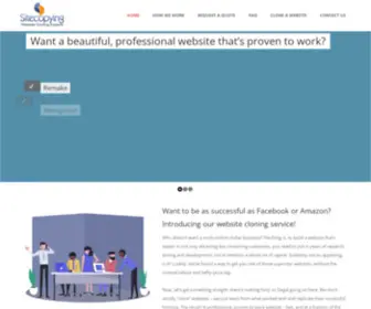 Sitecopying.com(SiteCopying's website copying and website cloning services) Screenshot