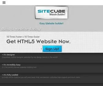 Sitecube.com(Easy Website Builder) Screenshot