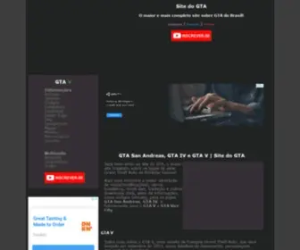 Sitedogta.com.br(Site do GTA) Screenshot