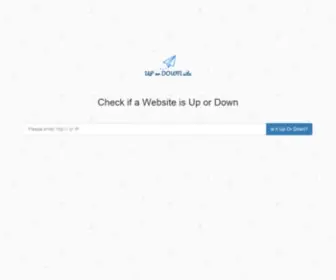 Sitedownrightnow.com(Check your site up or down right now) Screenshot