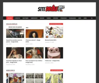 Sitedrole.com(Site drôle) Screenshot