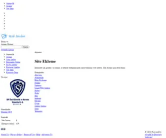 Siteekleme.net(Ekleme ) Screenshot