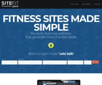 Sitefit.com(Fitness Website Design By Sitefit) Screenshot