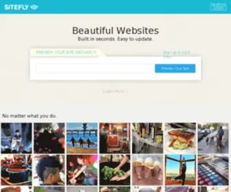 Sitefly.co(1-click website) Screenshot