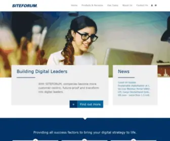 Siteforum.com(Building Digital Leaders) Screenshot