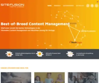 Sitefusion.de(Made for publishers) Screenshot