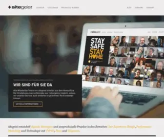 Sitegeist.de(Digitalagentur aus Hamburg) Screenshot
