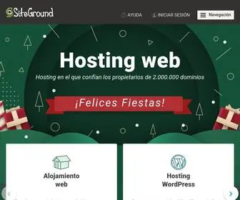 Siteground.es(Alojamiento Web de Alta Calidad) Screenshot