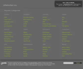 Siteindex.eu(Site Index) Screenshot