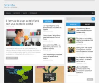 Siteinfo.es(Noticias y Actualidad) Screenshot