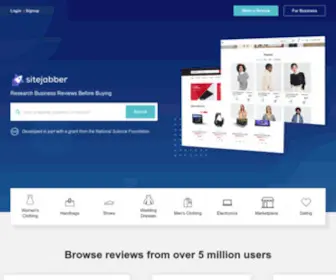 Sitejabber.com(Check Ratings of Businesses) Screenshot