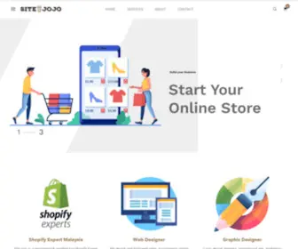 Sitejojo.com.my(SiteJojo Shopify Expert Penang) Screenshot