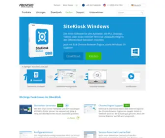 Sitekiosk.de(SiteKiosk) Screenshot