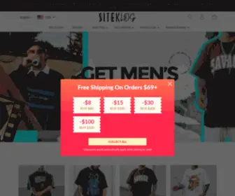 Siteklog.com(Online stylish wardrobe) Screenshot