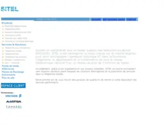 Sitel.dz(Societe Industrielle Algerienne De Telecommunications) Screenshot
