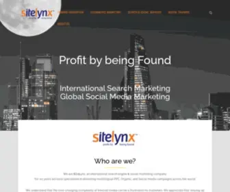 Sitelynx.com(Global SEO Company) Screenshot