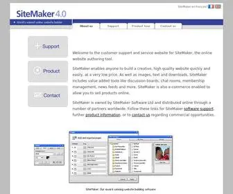 Sitemakerlive.com(Online Website Builder) Screenshot