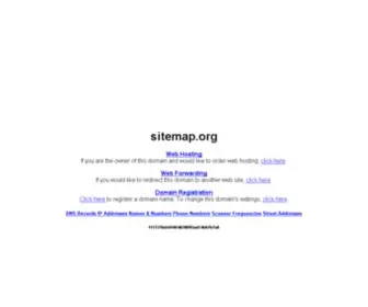 Sitemap.org(Refreshing to welcome page) Screenshot