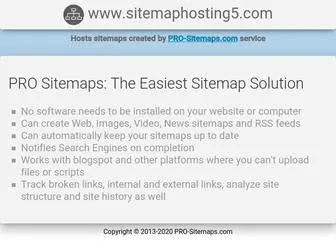 Sitemaphosting5.com(sitemaphosting5) Screenshot