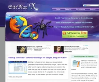 Sitemapx.com(SiteMap X) Screenshot