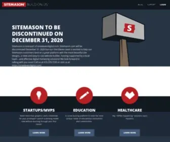 Sitemason.com(Build on Us) Screenshot