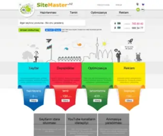 Sitemaster.az(Saytlarin sifarişi) Screenshot