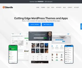 Sitemile.com(WordPress Premium Themes and Apps) Screenshot
