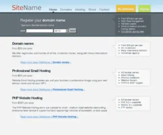 Sitename.co.nz(SiteName is an authorized .nz registrar and) Screenshot