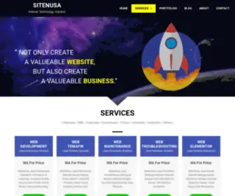 Sitenusa.com(Jasa Pembuatan Website) Screenshot