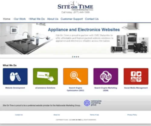 Siteontime.com(Site On Time Website Development) Screenshot