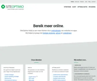 Siteoptimo.com(Marketing, webdesign en applicaties) Screenshot