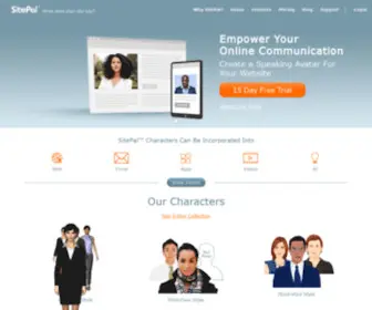 Sitepal.com(Add SitePal's animated talking characters (avatars)) Screenshot