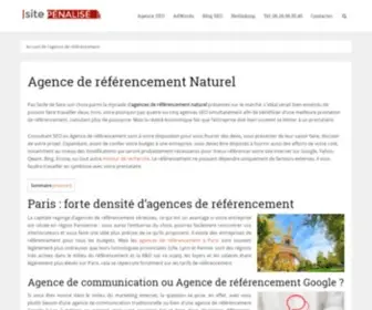 Sitepenalise.fr(Agence de référencement naturel. Optimisation technique (SEO)) Screenshot