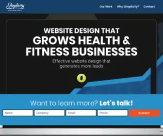 Siteplicity.com(Healthcare And Fitness Website Design By Siteplicity) Screenshot