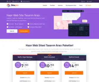 Sitepro.com.tr(Harika Bir Web Sitesine Sahip Olun) Screenshot