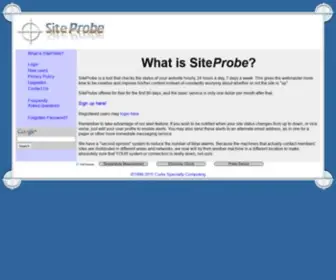 Siteprobe.com(Website Uptime Monitor) Screenshot