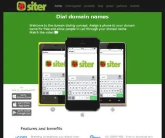 Siter.com(Domain dialing) Screenshot